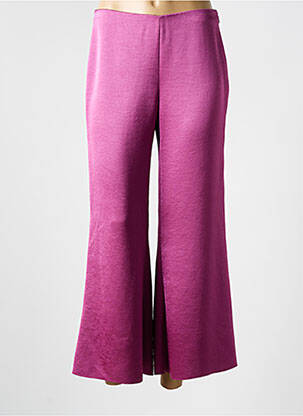 Pantalon 7/8 taille haute taille haute violet VINCE. femme