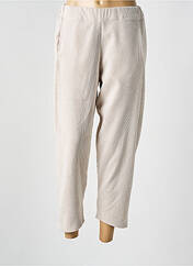 Pantalon droit beige O'MER pour femme seconde vue