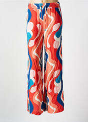 Pantalon droit orange LA FEE MARABOUTEE pour femme seconde vue
