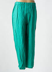 Pantalon droit vert LA FEE MARABOUTEE pour femme seconde vue