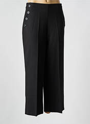 Pantalon large noir O'MER pour femme seconde vue