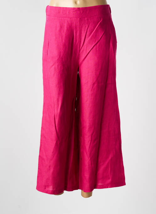 Pantalon 7/8 rose LA FEE MARABOUTEE pour femme