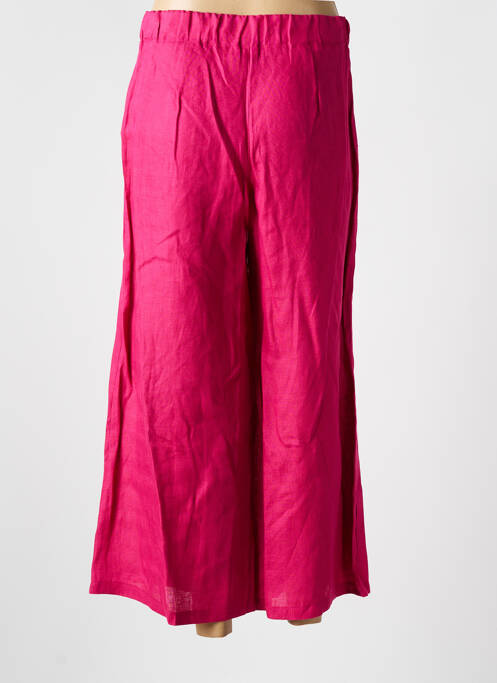 Pantalon 7/8 rose LA FEE MARABOUTEE pour femme