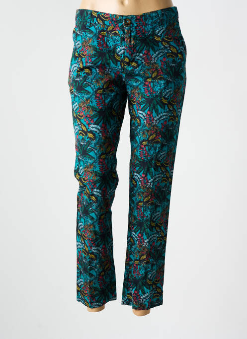 Pantalon chino bleu MKT STUDIO pour femme