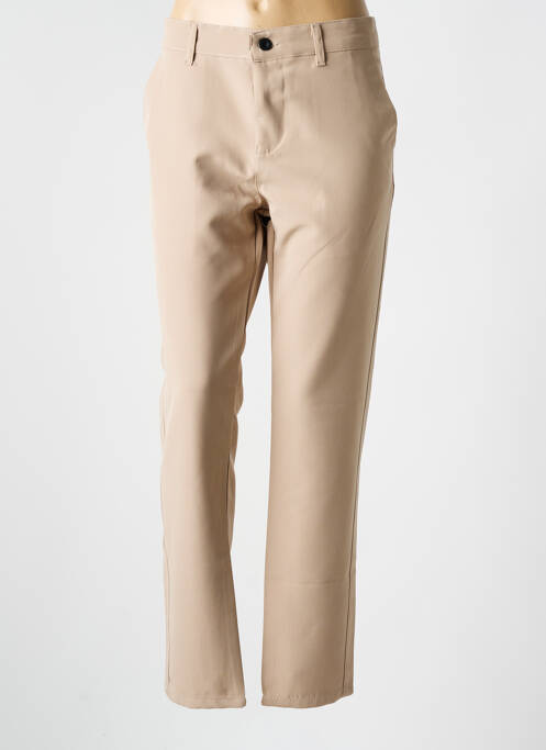 Pantalon droit beige DJ PLUS pour femme