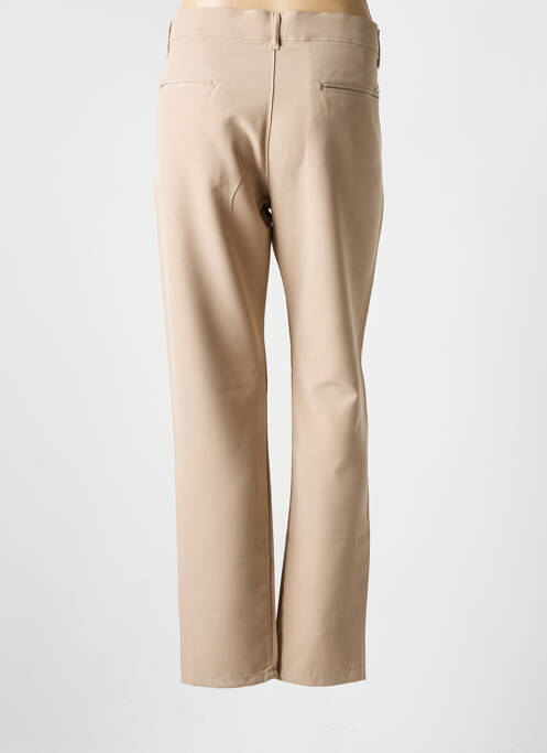Pantalon droit beige DJ PLUS pour femme