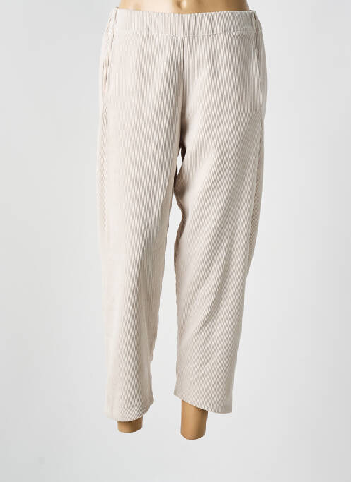 Pantalon droit beige O'MER pour femme
