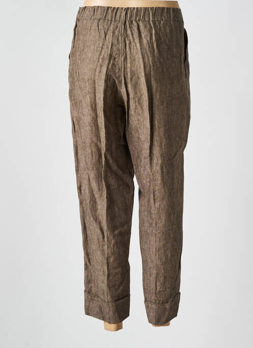 Pantalon droit marron O'MER pour femme