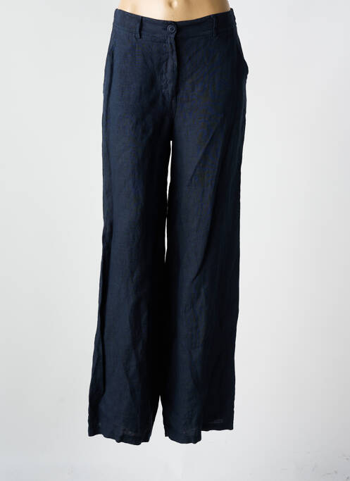 Pantalon large bleu LA FEE MARABOUTEE pour femme