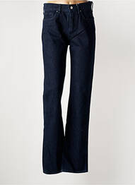 Jeans coupe droite taille haute taille haute bleu ANINE BING femme