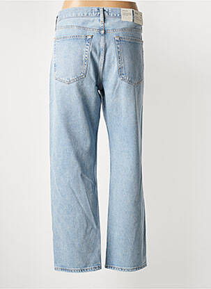 Jeans coupe droite stretch taille normale bleu AGOLDE femme