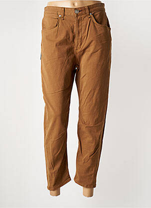 Jeans coupe droite broderie rivets marron RAG & BONE homme