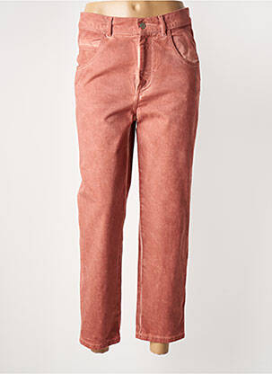 Jeans coupe droite stretch taille normale rose ROSEANNA femme