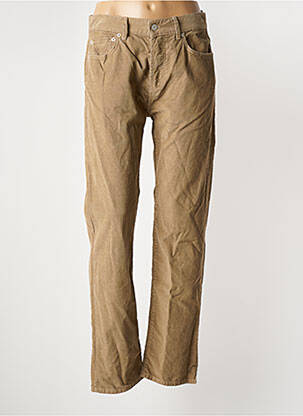 Pantalon slim stretch taille normale marron OFFICINE GÉNÉRALE femme
