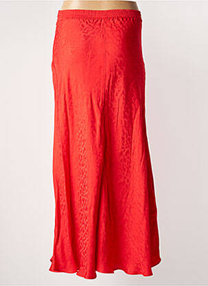 Jupe longue taille haute rouge ROSEANNA femme