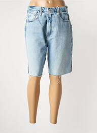 Bermuda coupe droite taille normale bleu FRAME femme