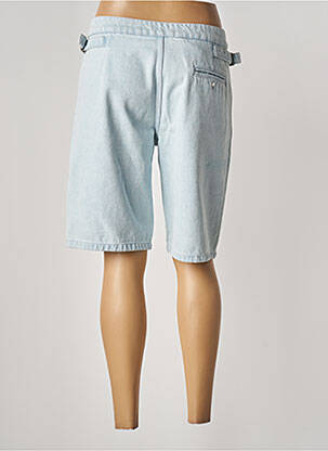 Bermuda coupe droite taille normale bleu ROSEANNA femme