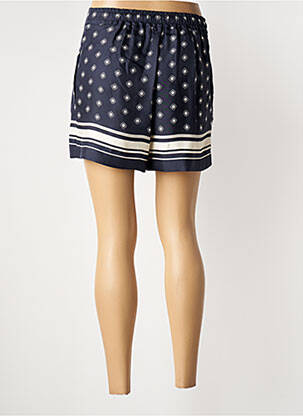 Short fermeture zippée sous rabat avec crochet taille normale bleu OFFICINE GÉNÉRALE femme