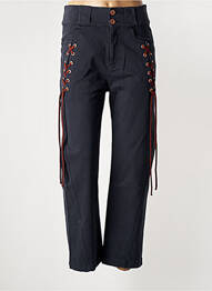 Pantalon droit stretch taille haute bleu SEE BY CHLOÉ femme