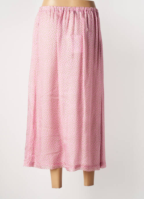 Jupe longue rose ROSEANNA pour femme