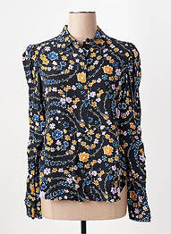 Chemisier imprimé fleurs manches longues noir SEE BY CHLOÉ femme