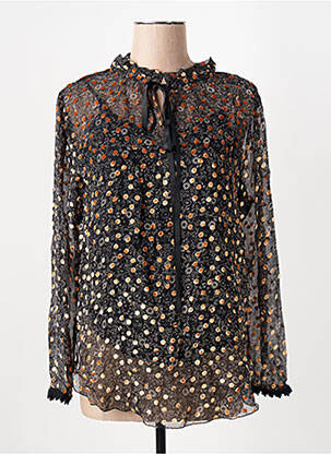Chemisier imprimé fleurs manches longues noir SEE BY CHLOÉ femme
