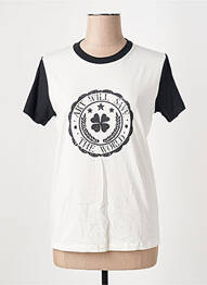 T-shirt coupe droite manches courtes beige STELLA FOREST femme