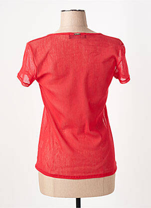Top manches courtes manches courtes rouge 3322 femme
