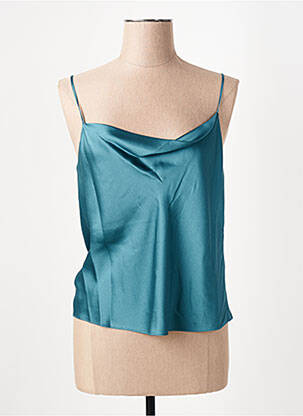 Top manches bretelles ajustables fines bretelles vert VINCE. femme