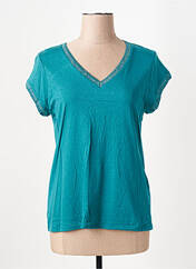 T-shirt bleu LA FEE MARABOUTEE pour femme seconde vue