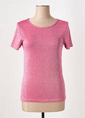 T-shirt rose LA FEE MARABOUTEE pour femme seconde vue