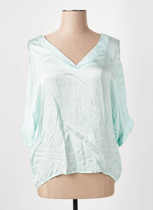 Blouse bleu LA FEE MARABOUTEE femme
