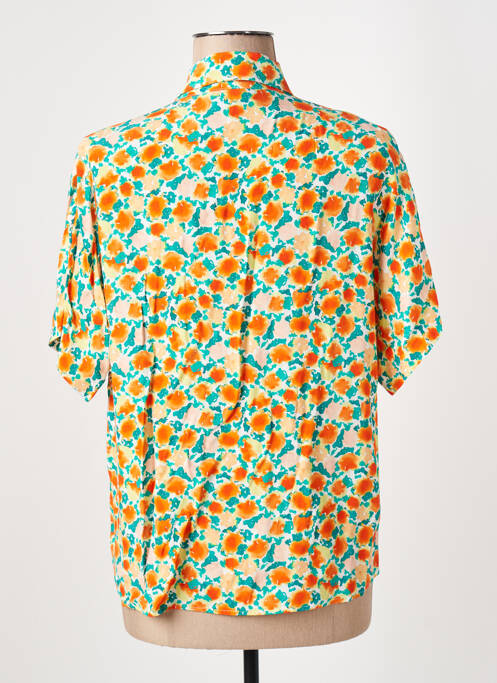 Chemisier manches courtes manches courtes orange A.P.C. femme