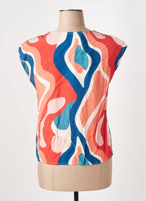 Top orange LA FEE MARABOUTEE pour femme