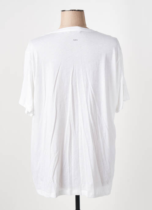 T-shirt blanc EMI MESS femme