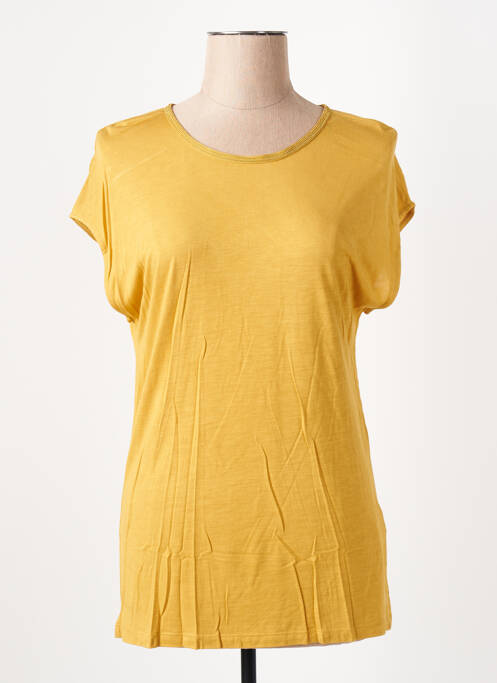 T-shirt jaune LA FEE MARABOUTEE pour femme