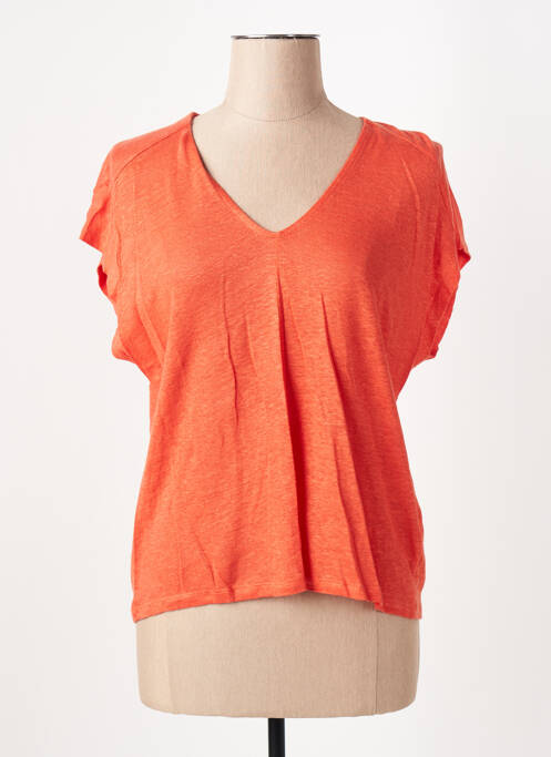 T-shirt / Top maternité orange LA FEE MARABOUTEE pour femme