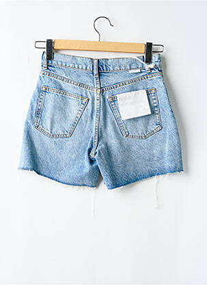 Short tissage denim bleu BOYISH femme