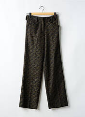Pantalon droit marron MARGAUX LONNBERG pour femme seconde vue