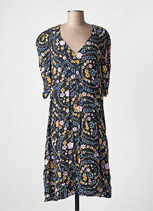 Robe mi-longue manches 3/4 manches 3/4 noir SEE BY CHLOÉ femme