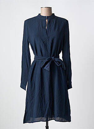 Robe mi-longue manches longues manches longues bleu APC-NCC LEDERWAREN GMBH femme