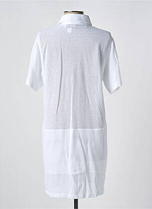 Robe courte manches courtes manches courtes blanc MARGAUX LONNBERG femme