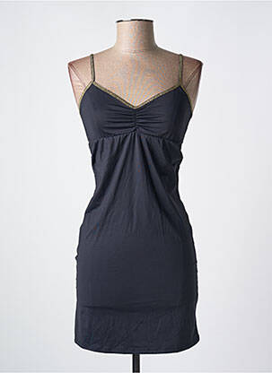 Nuisette/combinette col v noir LA NOUVELLE femme