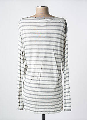 T-shirt manches longues manches longues gris LE PETIT BAIGNEUR femme