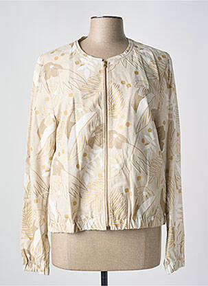 Veste casual col rond beige I.CODE (By IKKS) femme