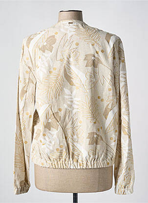 Veste casual col rond beige I.CODE (By IKKS) femme
