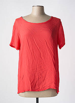 Top manches courtes manches courtes rouge LA FEE MARABOUTEE femme