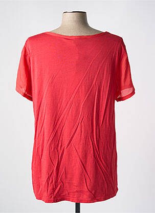 Top manches courtes manches courtes rouge LA FEE MARABOUTEE femme