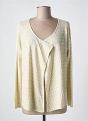 Gilet manches longues beige SUNCOO pour femme seconde vue