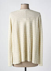 Gilet manches longues beige SUNCOO pour femme seconde vue